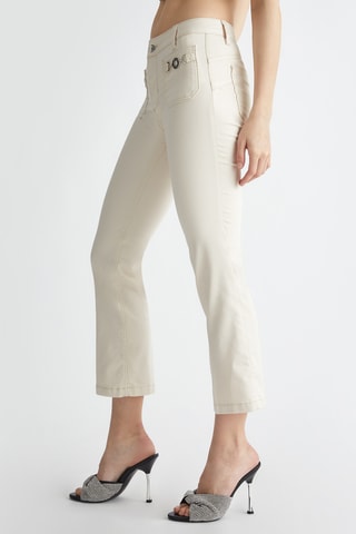 Pantalon. - Beige
