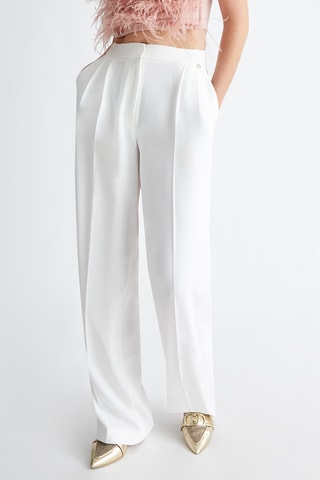 Pantaloni a vita alta - Bianco