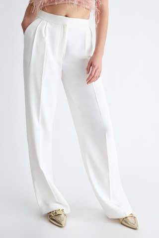 Pantaloni a vita alta - Bianco