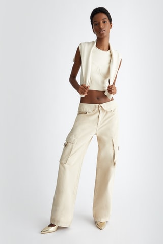 Crop top - Beige