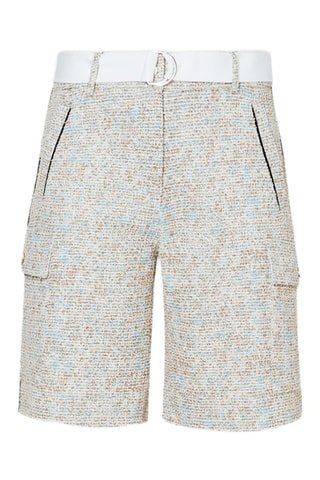 Short taille haute - Blanc