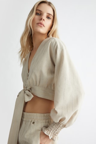 Crop top - Écru