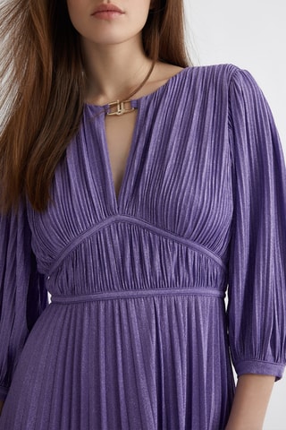 Robe plissée - Violet