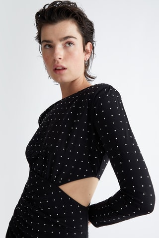 Robe fourreau - Noir