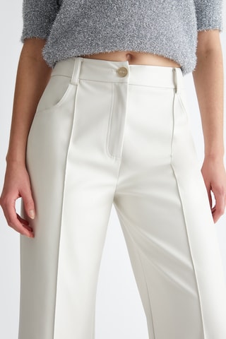 Pantaloni straight - Bianco