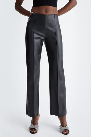 Pantaloni a vita alta - Nero