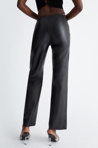 Pantaloni a vita alta - Nero