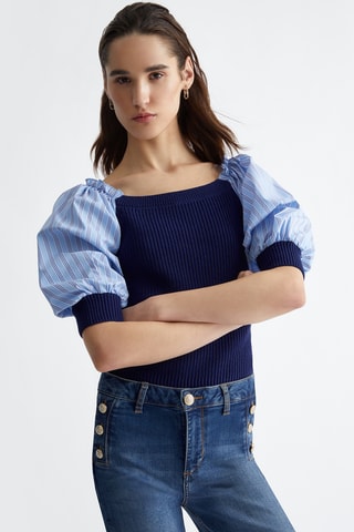 Pull - Bleu foncé