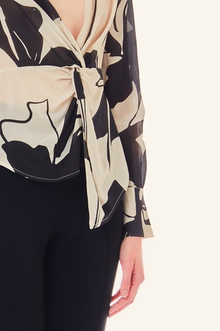 Top en soie - Multicolore