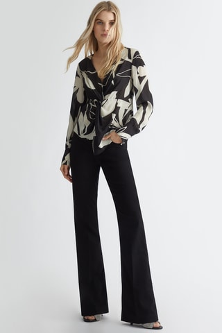 Top in seta - Multicolore