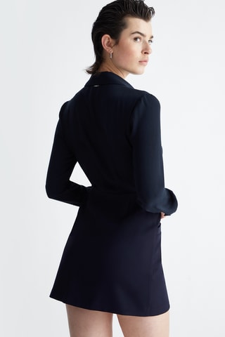 Robe portefeuille - Bleu marine