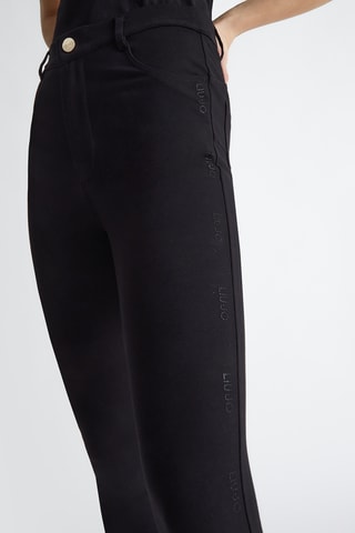 Pantaloni a vita alta - Nero