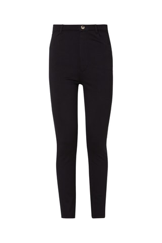Pantaloni a vita alta - Nero