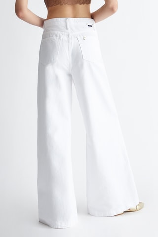 Jean flare - Blanc