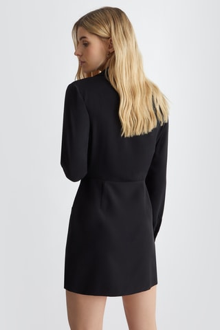 Robe portefeuille - Noir