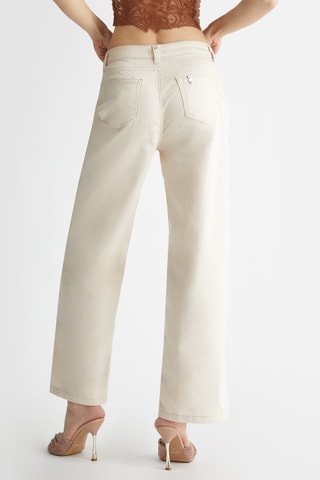 Pantaloni flare - Beige