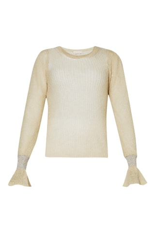 Pull en laine et alpaga - Écru