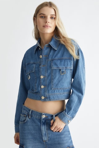 Veste en jean - Bleu