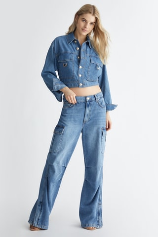 Veste en jean - Bleu