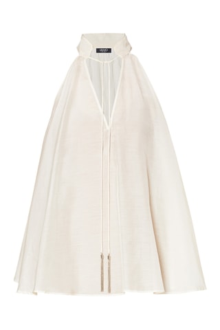 Top en soie - Beige