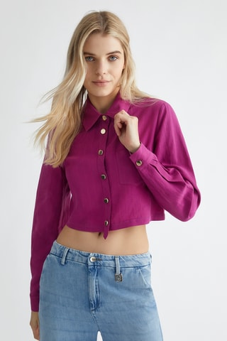 Chemisier court - Violet