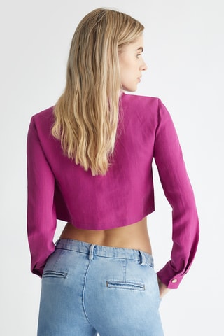 Chemisier court - Violet