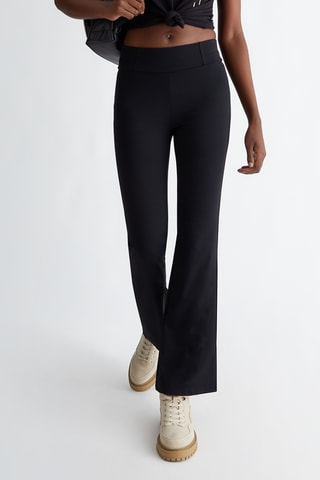 Pantaloni a vita alta - Nero