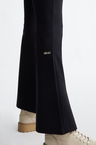 Pantaloni a vita alta - Nero