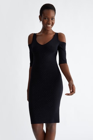 Robe fourreau - Noir