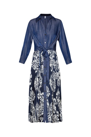 Robe chemise - Bleu
