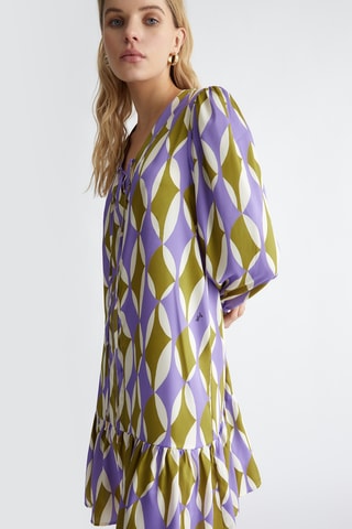 Robe taille basse - Multicolore