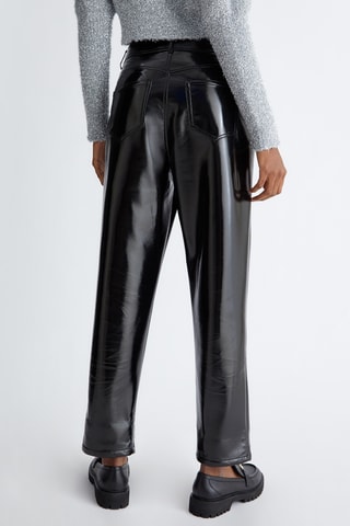 Pantaloni a vita alta - Nero