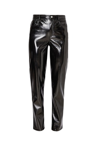 Pantaloni a vita alta - Nero