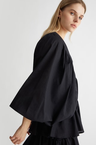 Robe volantée - Noir