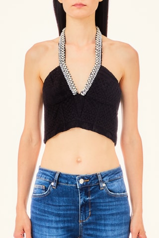 Crop top - Noir