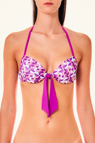 Haut de maillot push-up - Violet