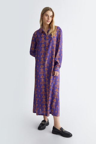 Robe chemise - Violet