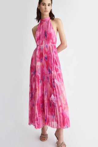 Robe plissée - Rose