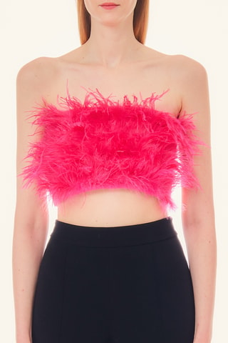 Crop top bustier - Rose