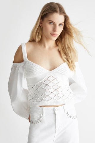 Crop top - Blanc