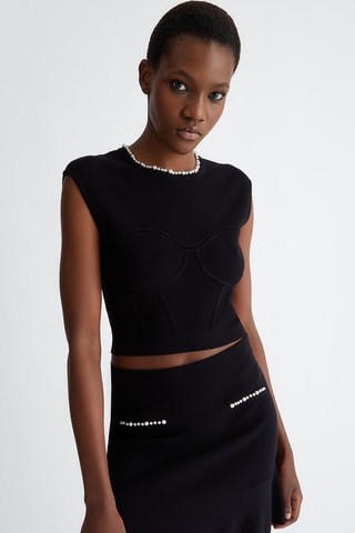 Crop top - Noir