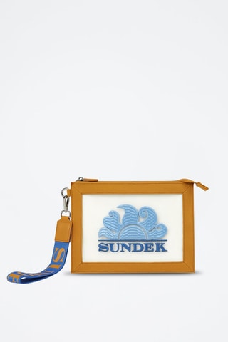 Pochette - Blanc et marron