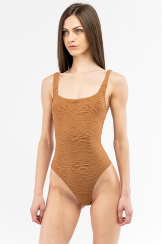 Maillot 1 pièce - Marron