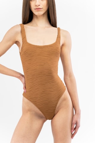 Maillot 1 pièce - Marron