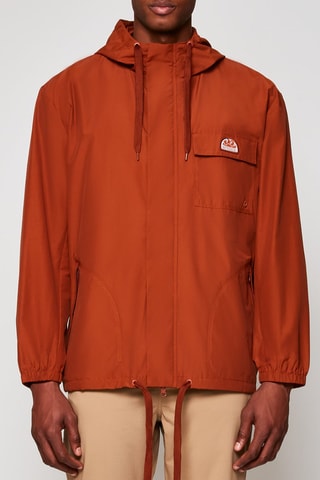 Veste à capuche - Rouge brique