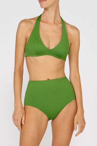 Bas de maillot taille haute - Vert