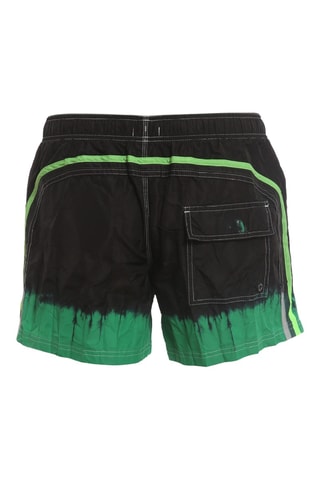 Short de bain - Noir et vert