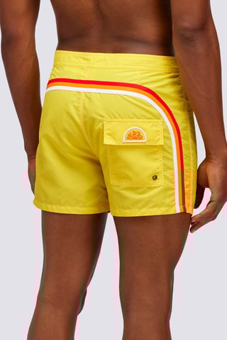 Short de bain - Jaune