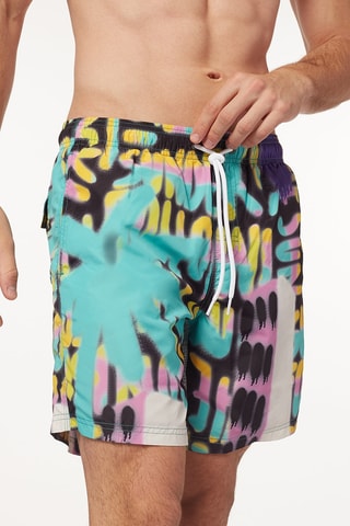 Short de bain - Turquoise