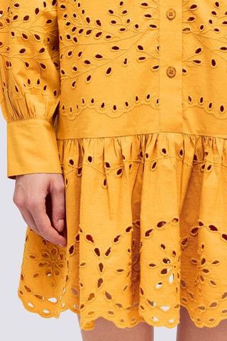 Robe taille basse - Moutarde